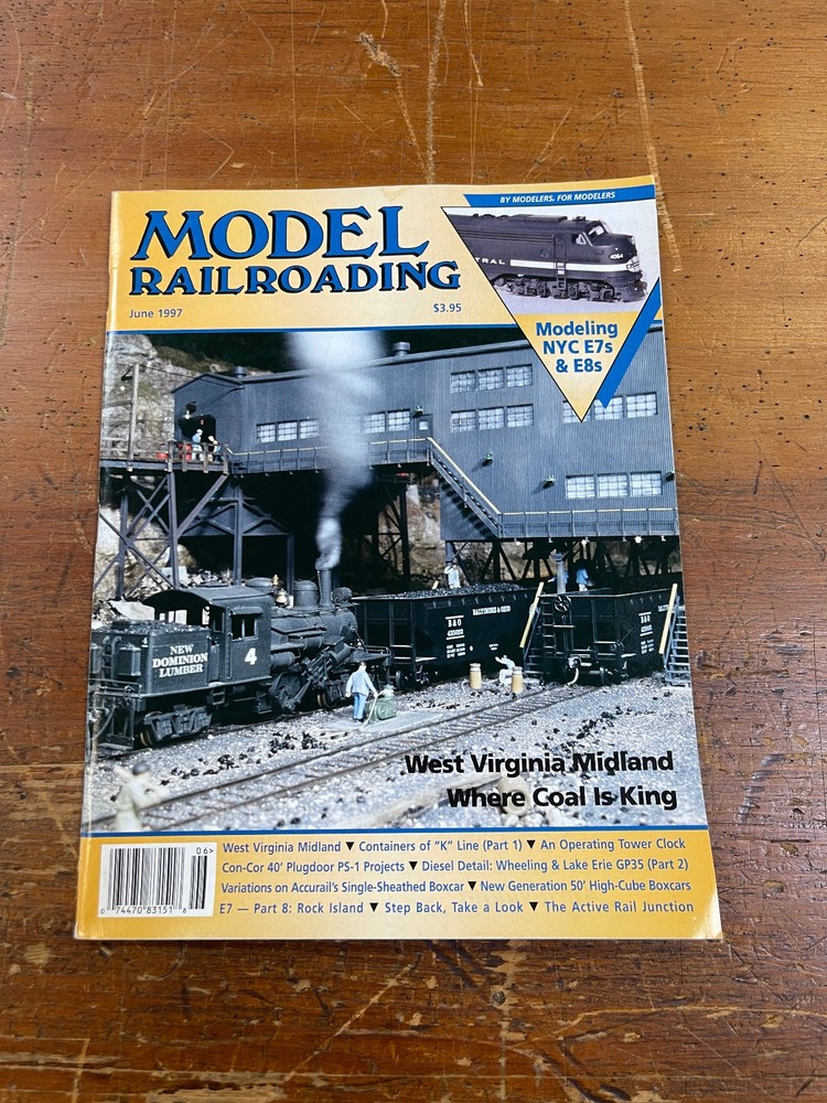 Model Railroading ~ June 1997 ~ Volume 27, No. 4 ~ Modeling NYC E7s & E8s