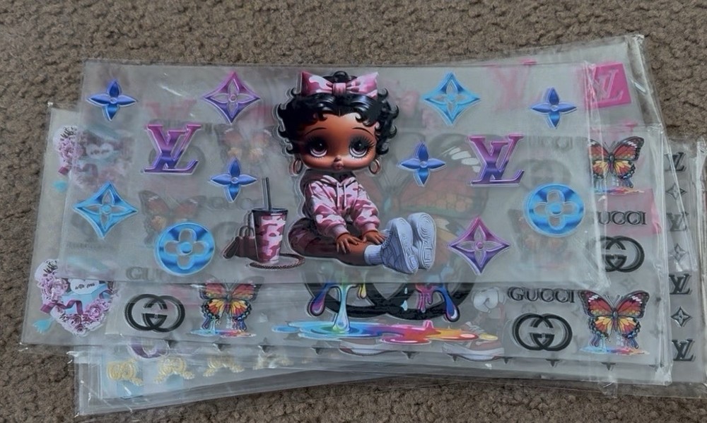 Designer UV 16oz Wraps - 10 Random Wraps - Random Pull