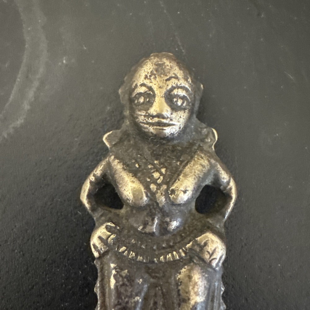 Nice Brass Indian Deity Figure - Pocket Amulet