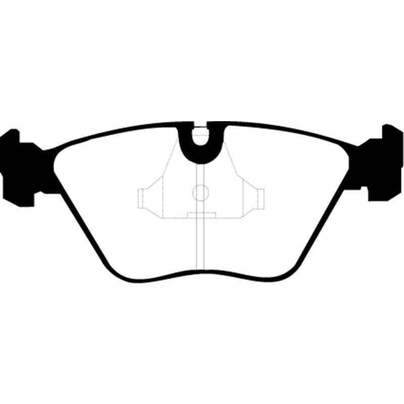 EBC DP3689C fits BMW 92-95 M3 3 (E36) Red stuff Front Brake Pads