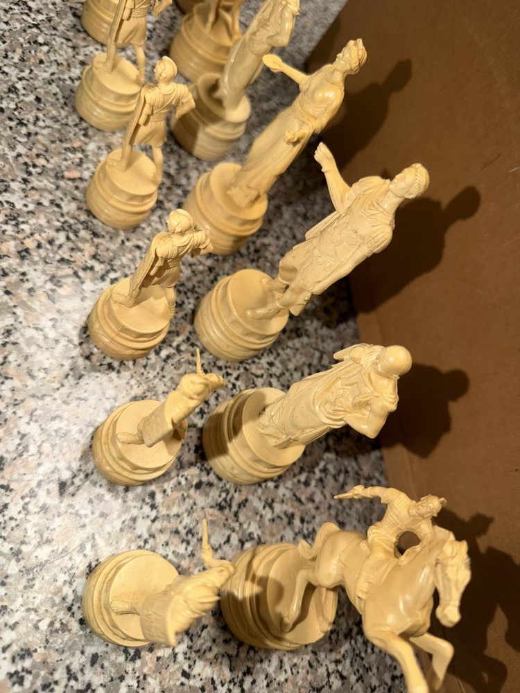 Ancient Rome Chess Set Classic Games 1963 Vintage