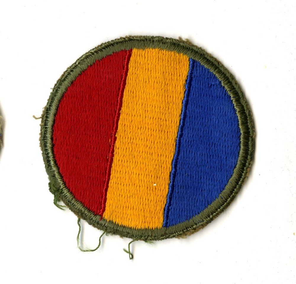 Replacement and Schools Command White Back Patch WWII Vintage