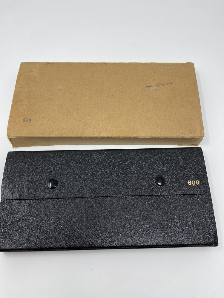 Vintage Drafting Tools Set With Green Black Case Made in Germany Technical 609