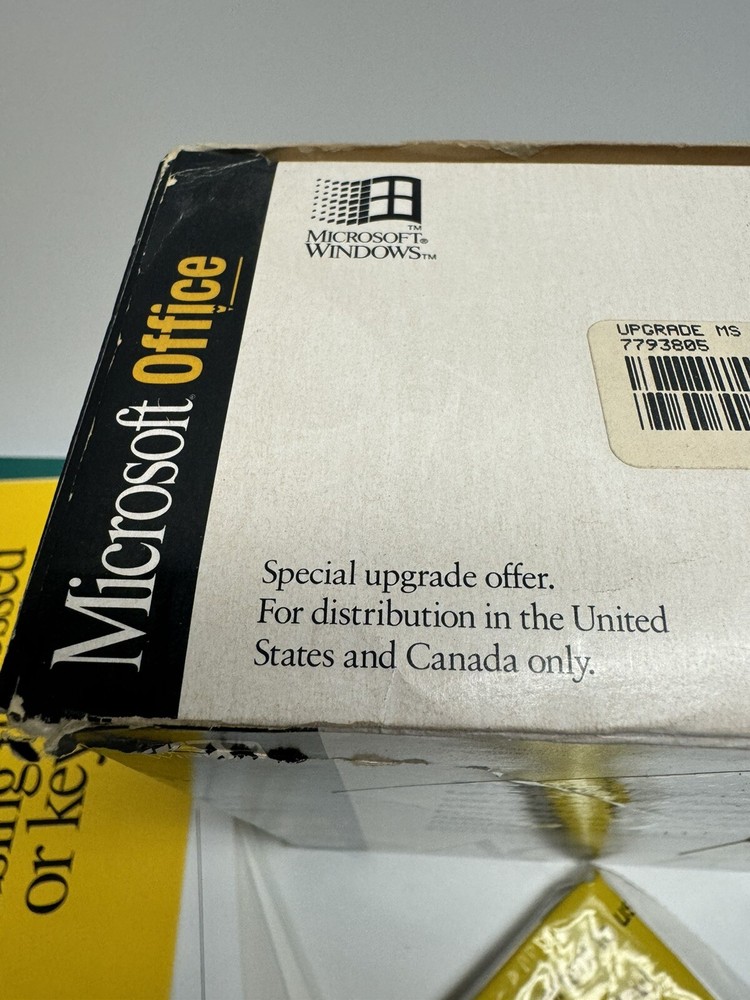 VINTAGE 1994 NOS Microsoft Office Access Version 2.0 Database Management System