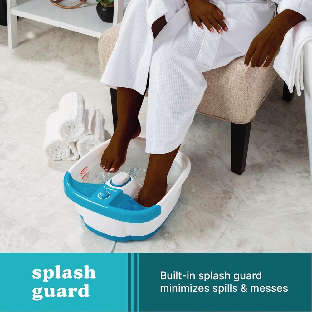 Bubble Mate Foot Spa Toe Touch Controlled Foot Bath with Invigorating Bubbles