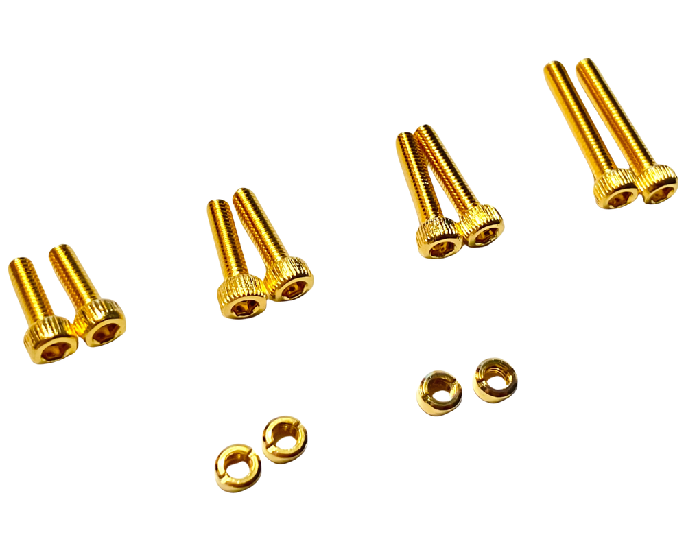 cartridge headshell screws set gold plated for turntable