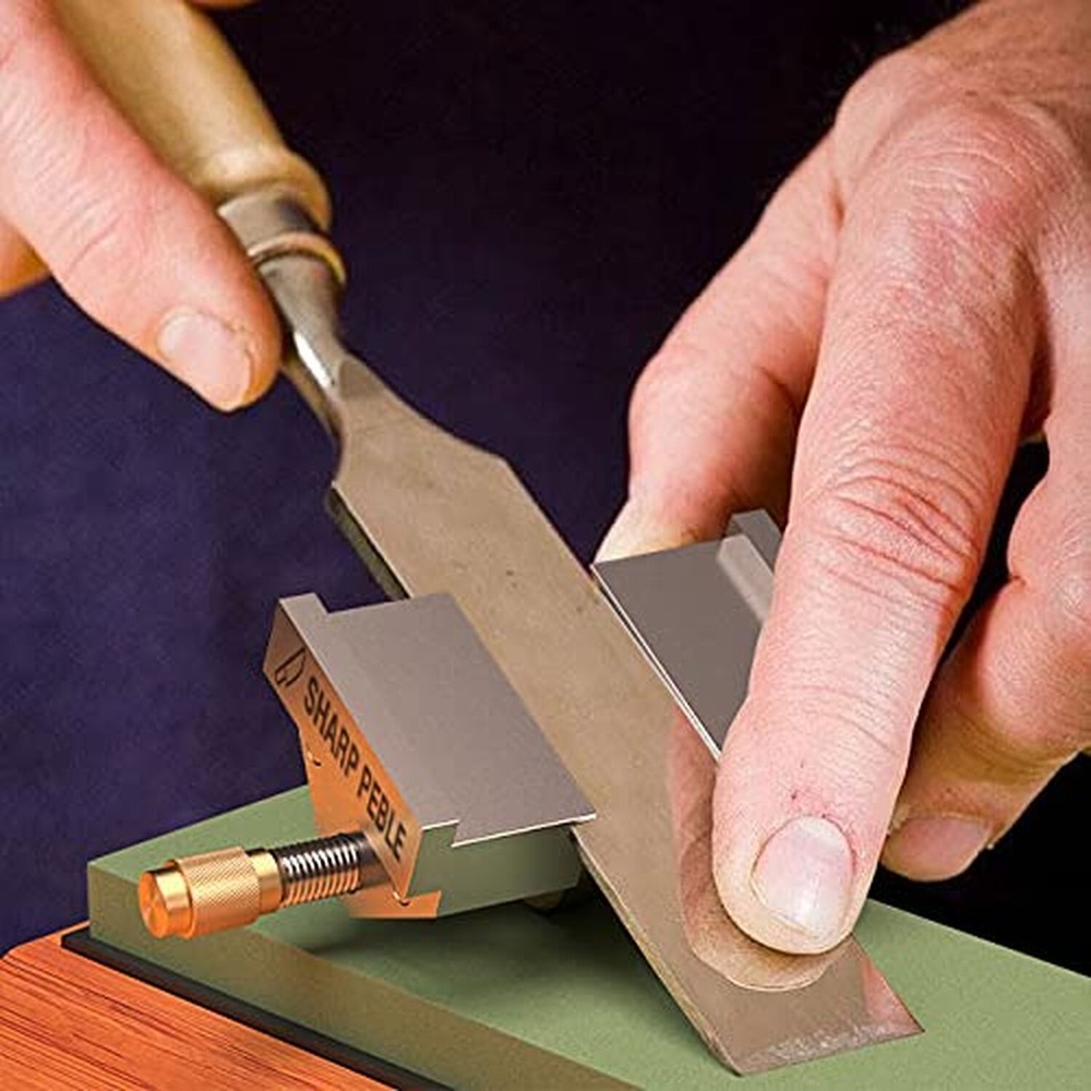 Sharp Pebble Honing Guide - Chisel Sharpening Jig for Chisels and Planes - Fi...
