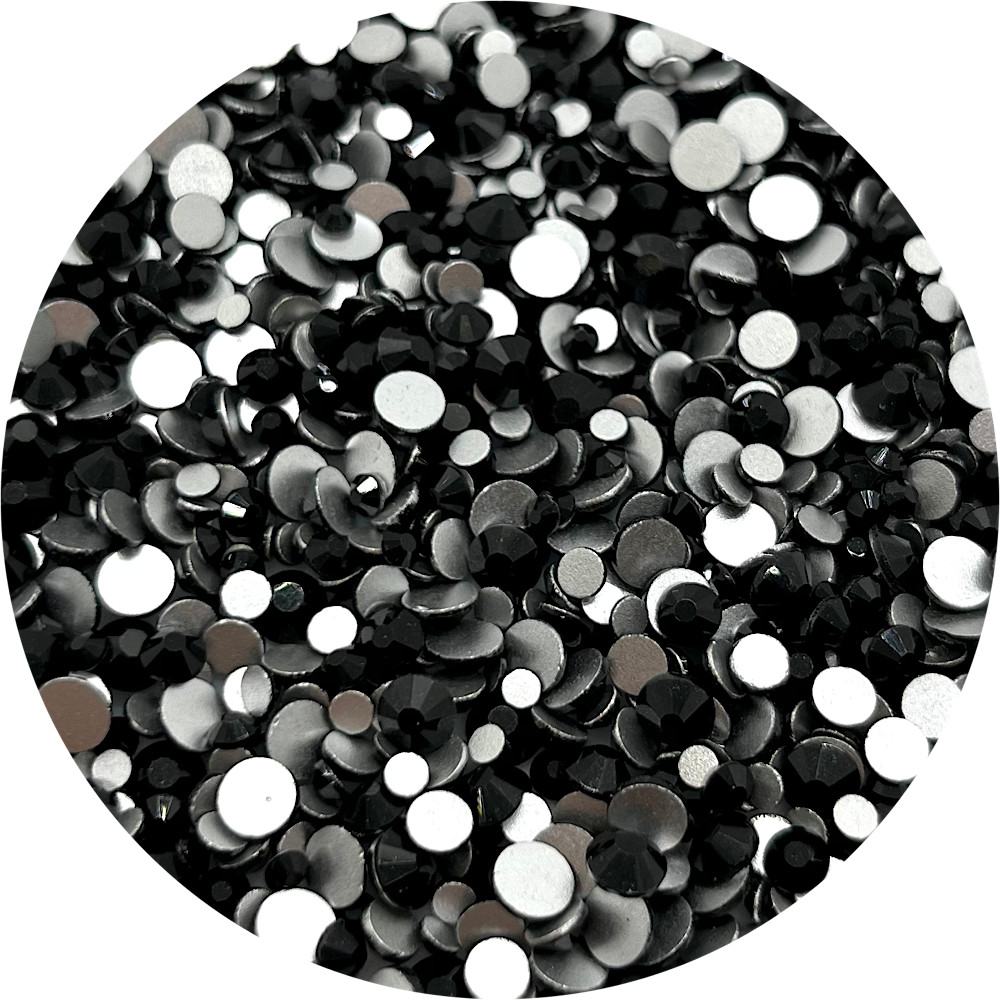 Flat Back Non-Hot Fix Glass Rhinestones