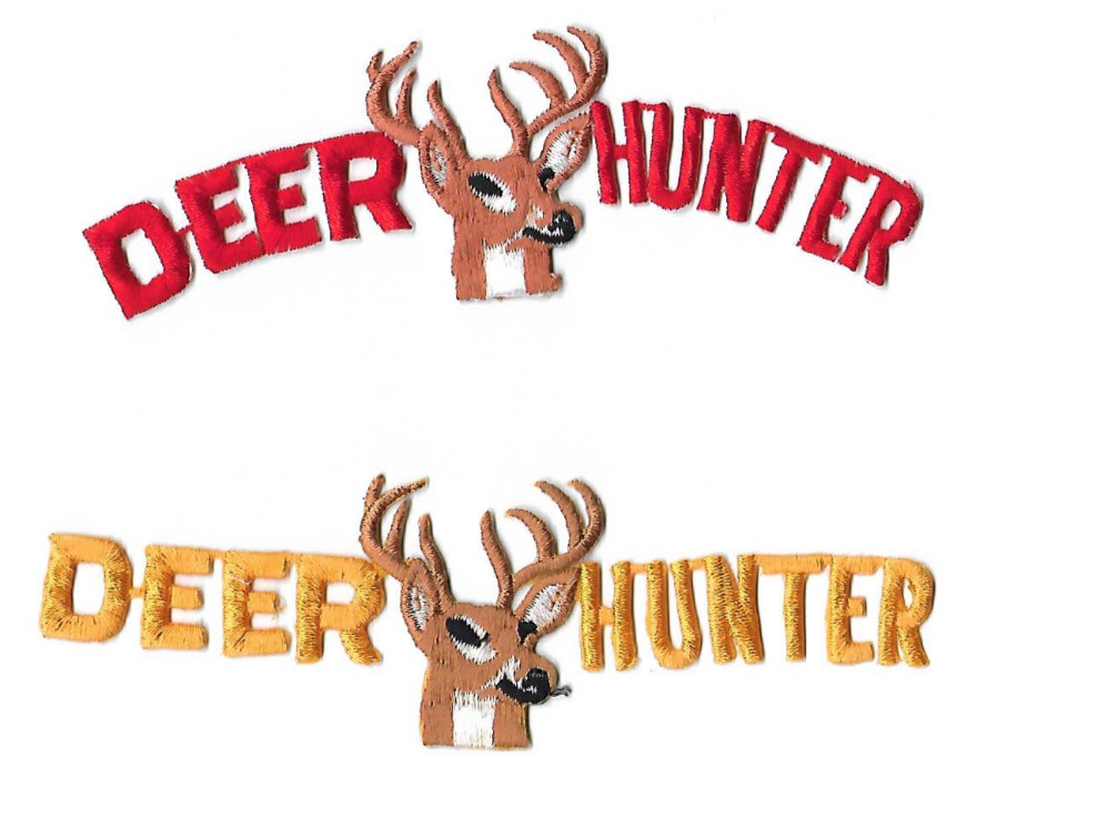 NEW DEER HUNTER PATCH IRON ON or SEW ON HUNTING
