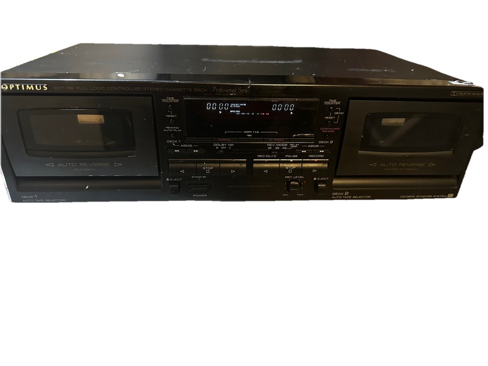 Optimus SCT-56 Stereo Cassette Deck