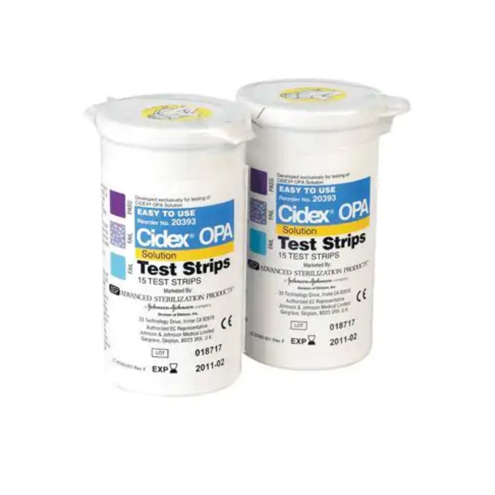 CIDEX OPA Solution Test Strips, 15 Strips