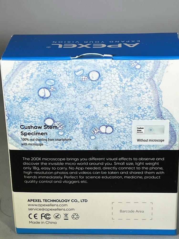 Apexel 200x Smartphone Microscope