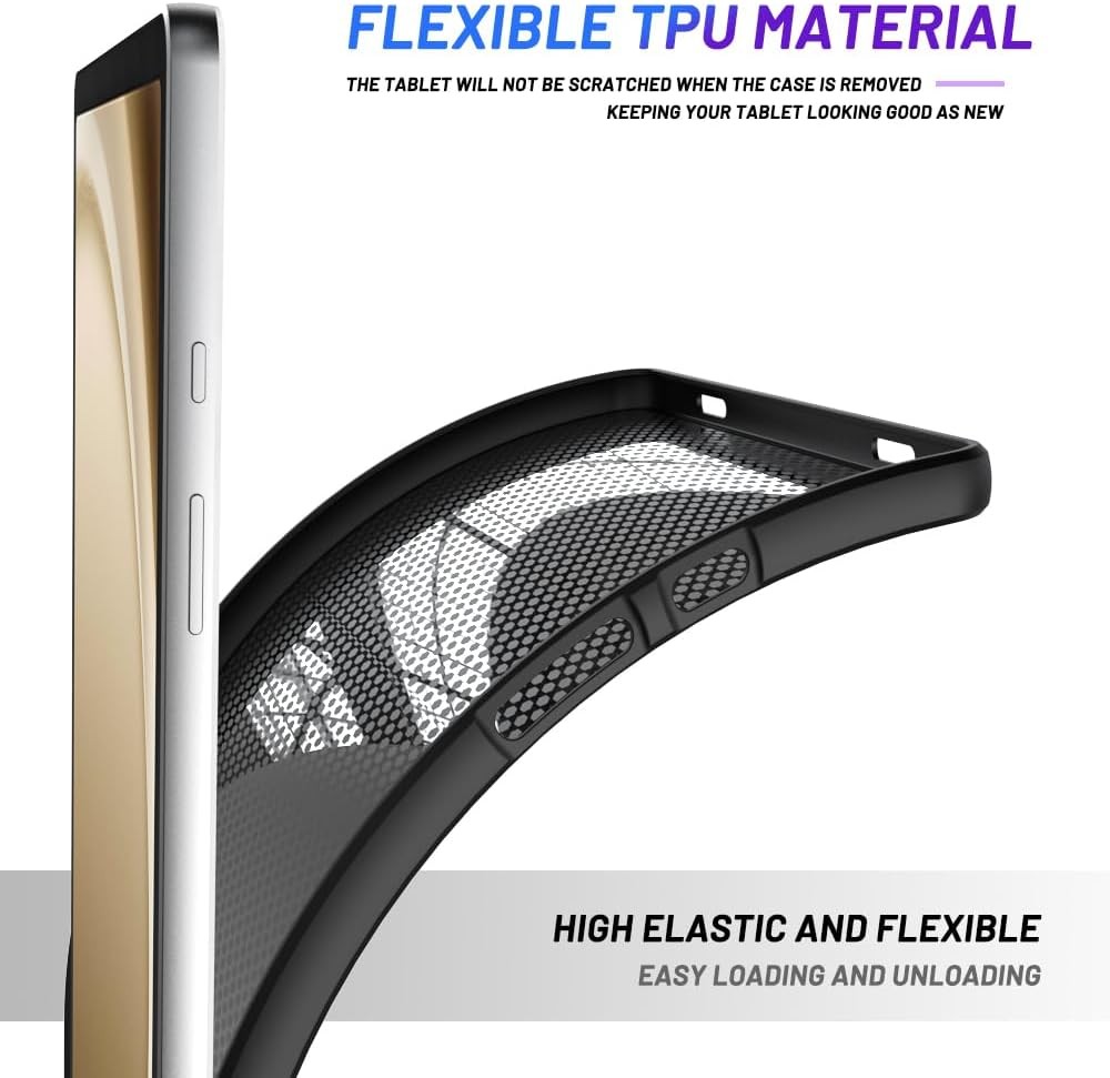 Case for Samsung Galaxy Tab A9 Plus 11" 2023, Thin and Soft Tablet Black