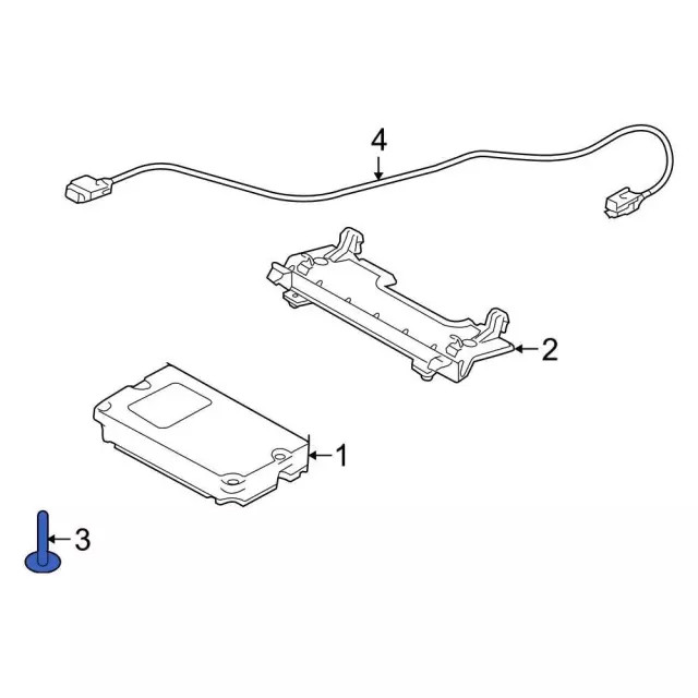 Genuine Ford Radio Module Interface Screw W713926-S437
