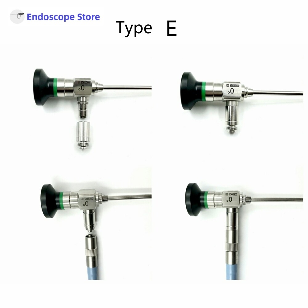 Endoscope Light Source Optical Fiber Cable Interface Adapter Convert Connector