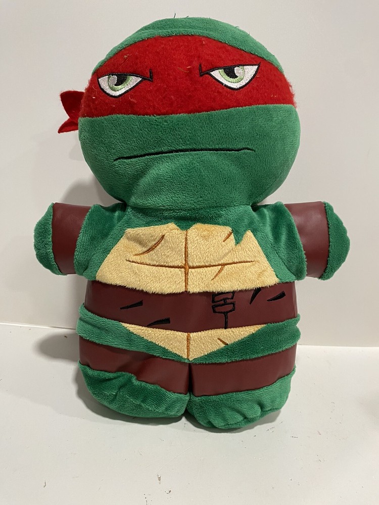 TMNT Raphael Plush Backpack. Okay Condition