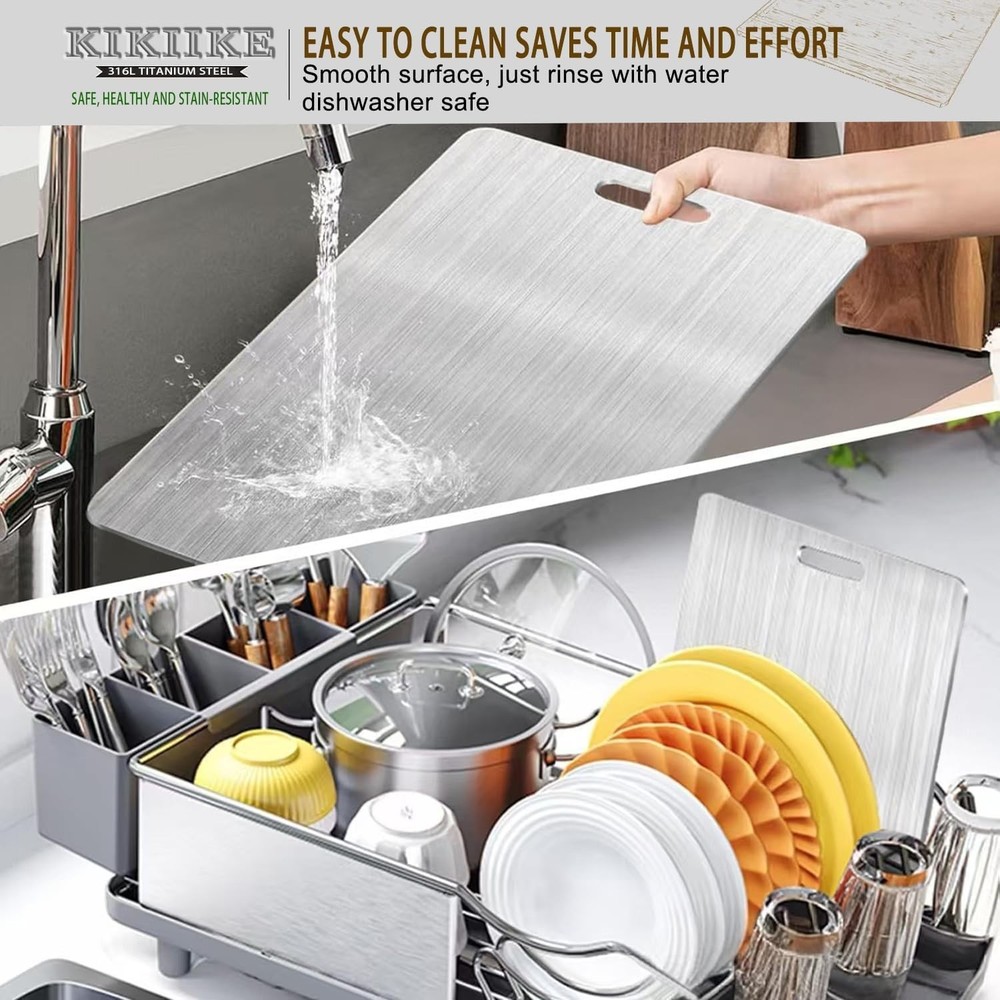 Titanium Cutting Board Kitchen Food-Grade Double-Sided Non-Stick Durable