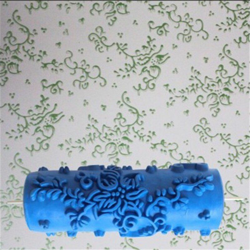 5inch Embossed Paint Roller Wall Texture l Brush Floral Pattern Decoration