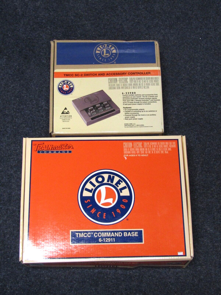 NEW Lionel Trainmaster Command TMCC Base-1 # 6-12911 & SC-2 Controller # 6-22980