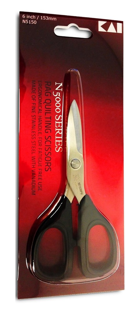 KAI 6 Inch Rag Quilting Scissors N5150