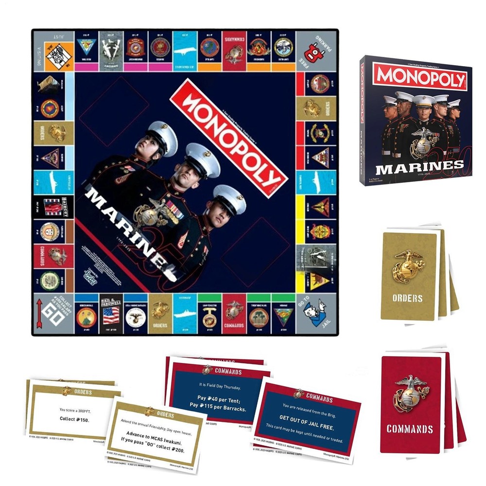 Monopoly: Marines 250th Anniversary Edition USMC