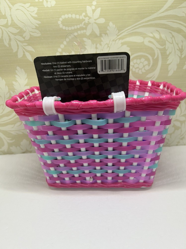 Raskullz Bicycle Basket & Streamer Combo