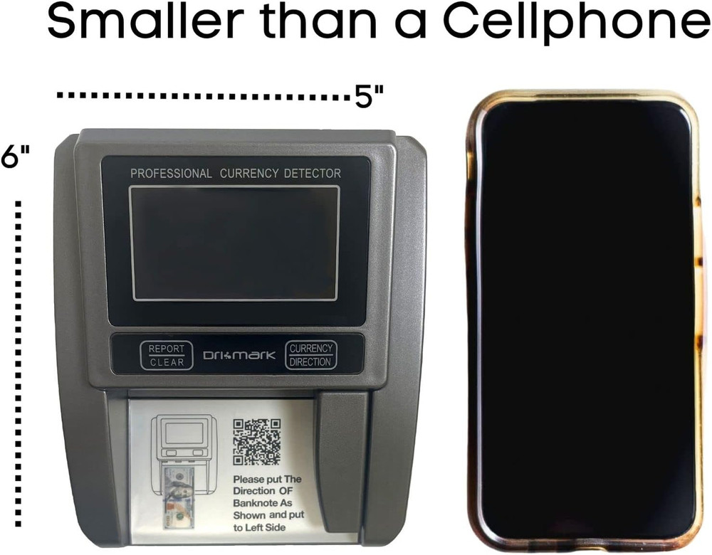 Counterfeit Detector Machine, Five Point Automatic Detection in 1 Second, Magnet