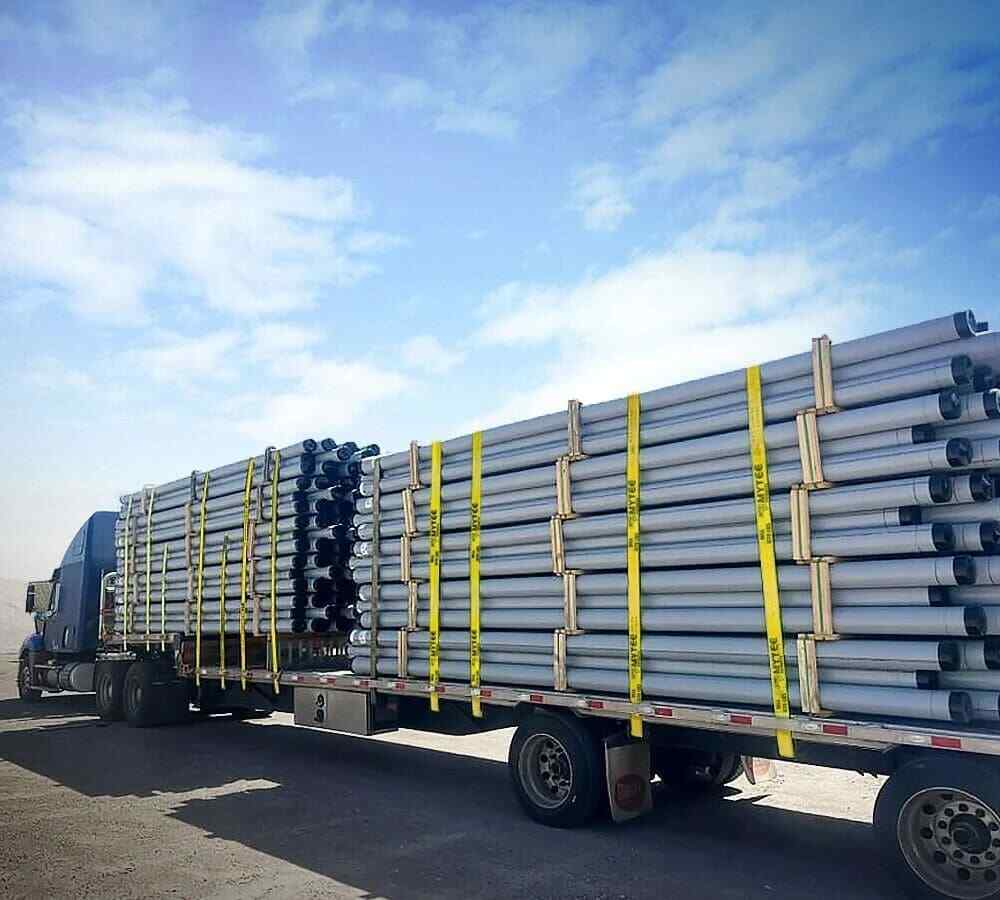 (20 Pack) 2"X30' Winch Straps w/flat hook, WLL 3335 Flatbed Tie Down Strap