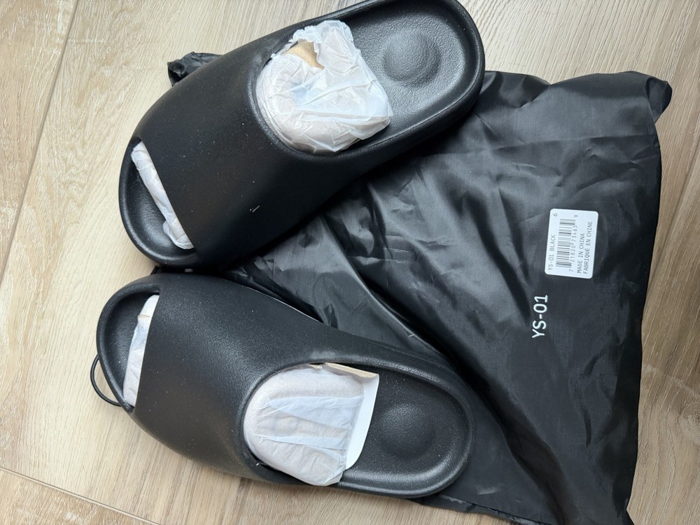 Yeezy Slides YS-01 Black US Ship Same Day Fast!