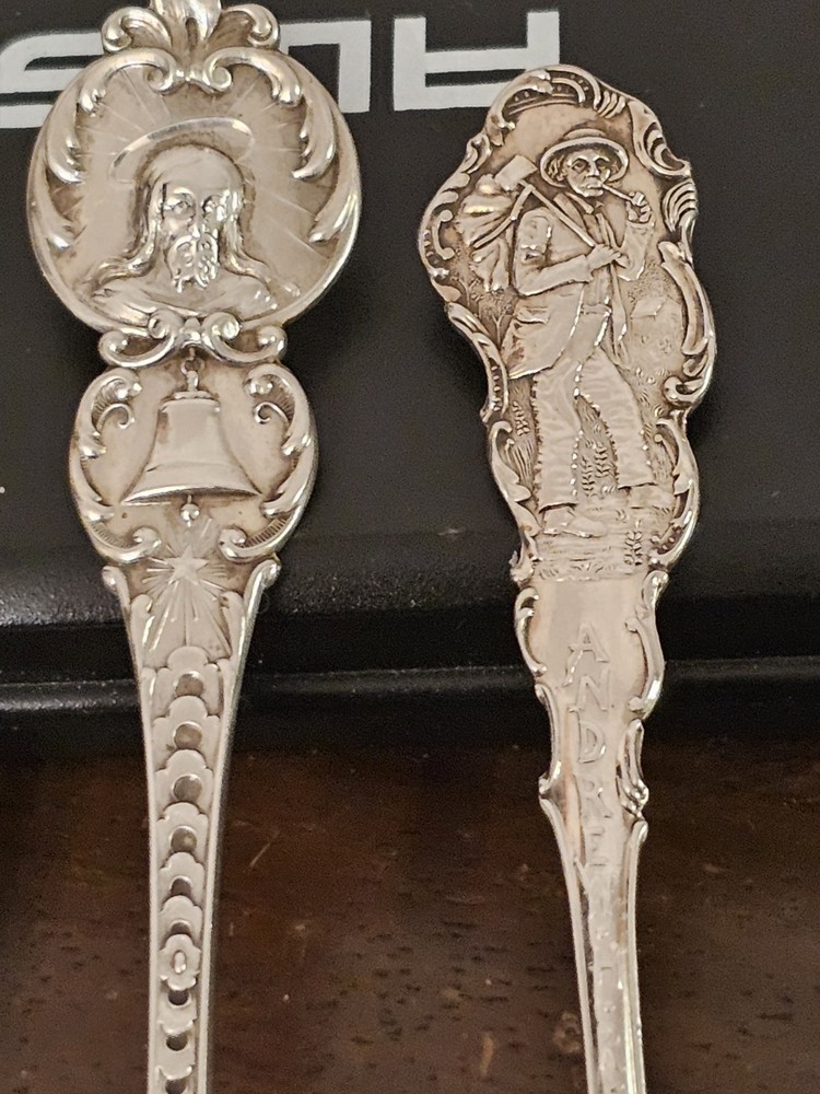 Vintage Sterling Silver Spoons Various Themes