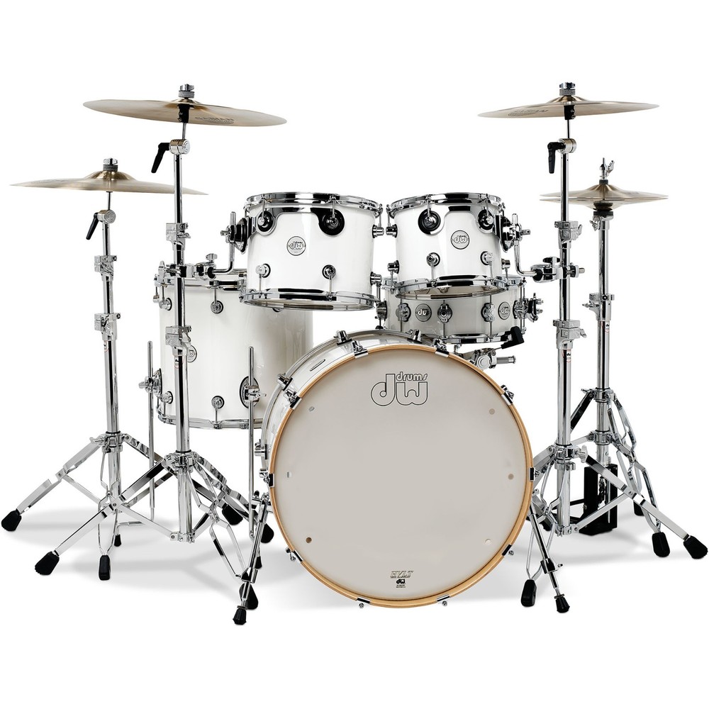 Drum Workshop 5-Piece Design Series Shell Kit - White Lacquer