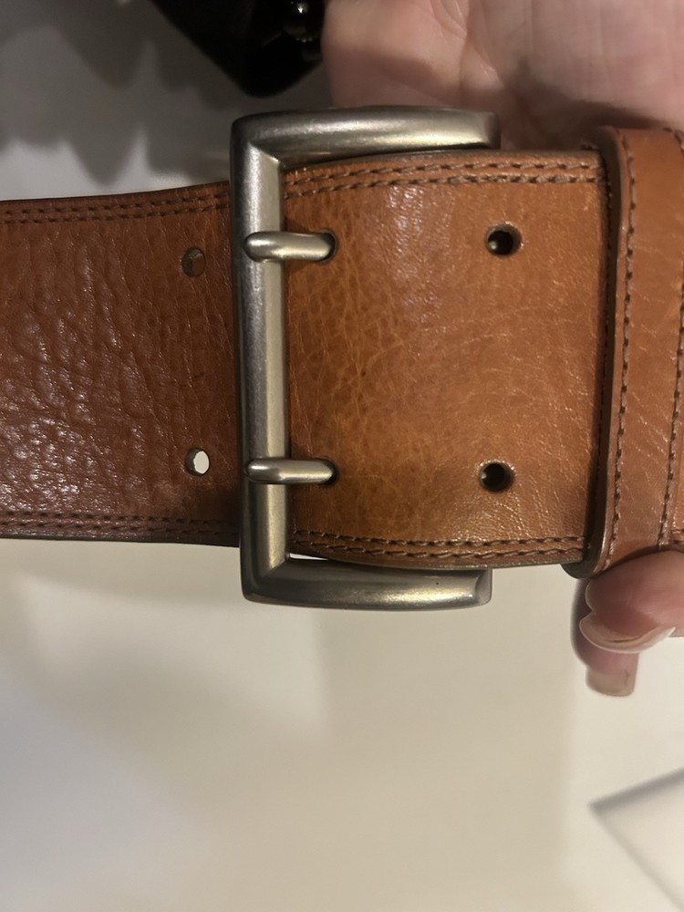 Fossil High Waisted Belt. Size L Leather
