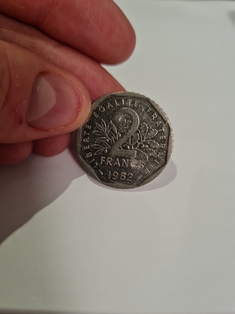 1982 French 2 Franc Coin