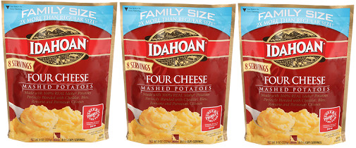 Idahoan Family Sized Mashed Potatoes Four Cheese 3 Pack