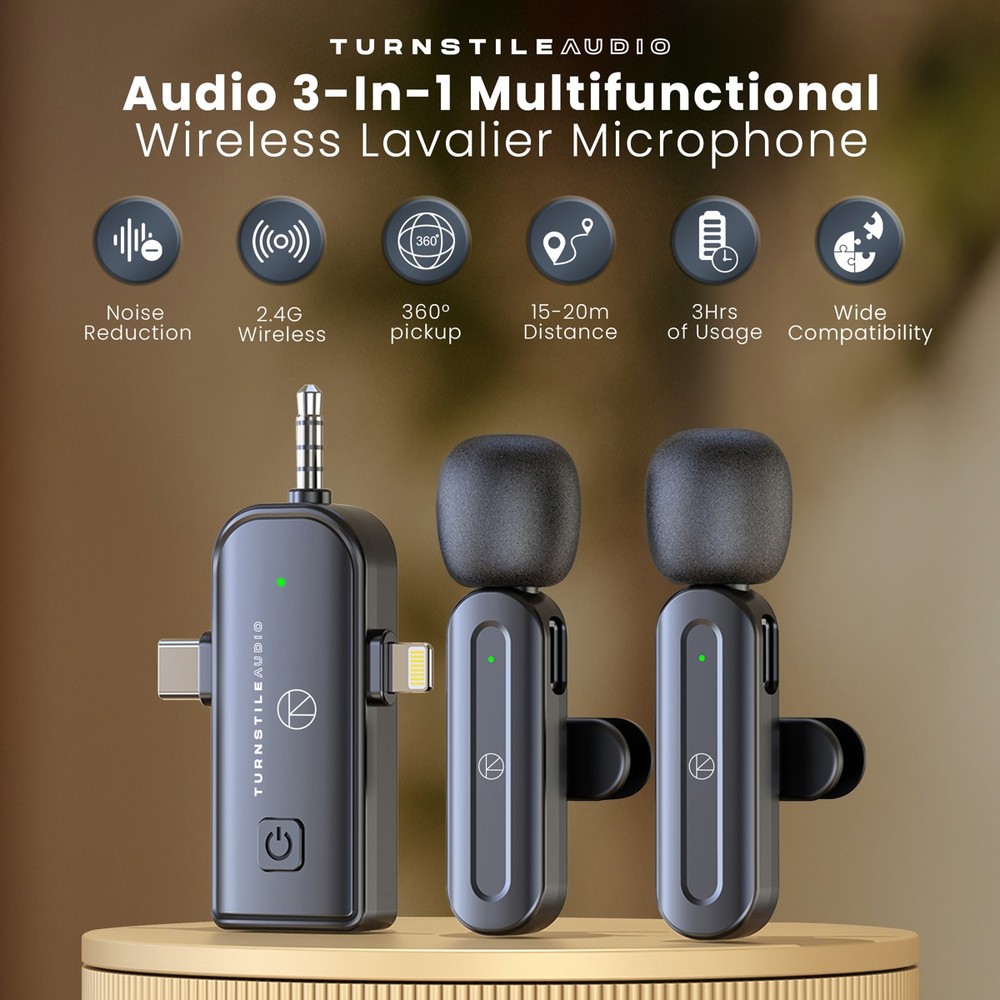 Zoom H6studio 8-Track 32-Bit Float Handy Recorder, Bundle with Wireless Lavalier