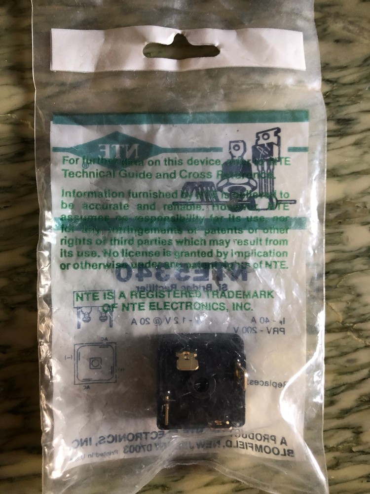 NTE5340 Bridge Rectitier 200 V 40 A