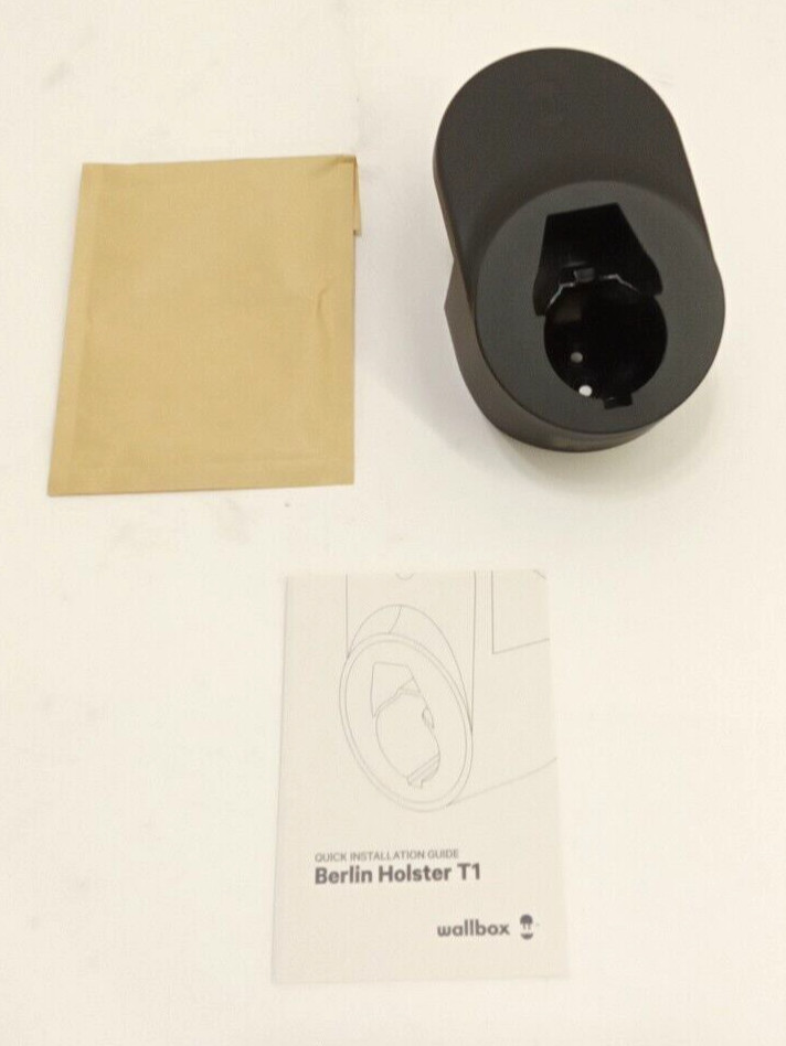 Wallbox T1-BRLN-B Holster Berlin Type 1 Black EV Connector Support Accessory