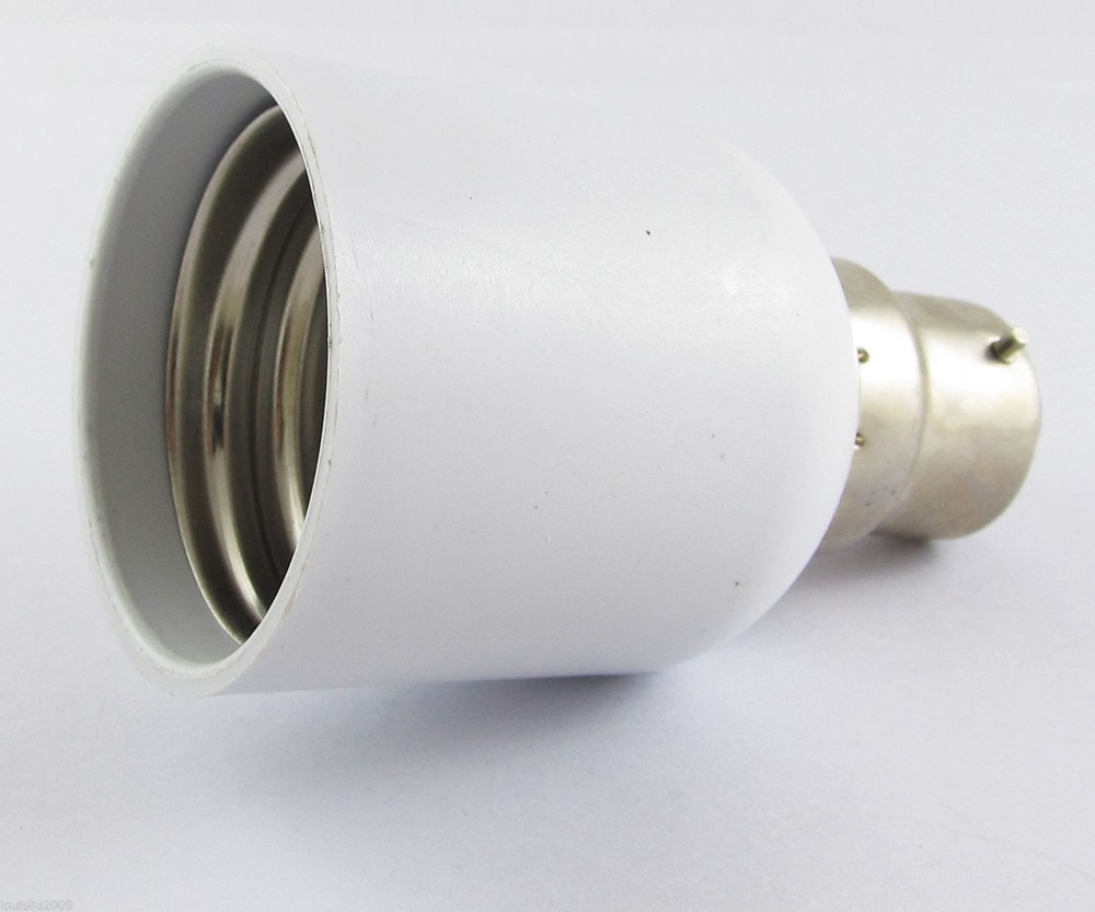 B22 to E40 Socket Base LED Halogen CFL Light Bulb Lamp Adapter Converter Holder