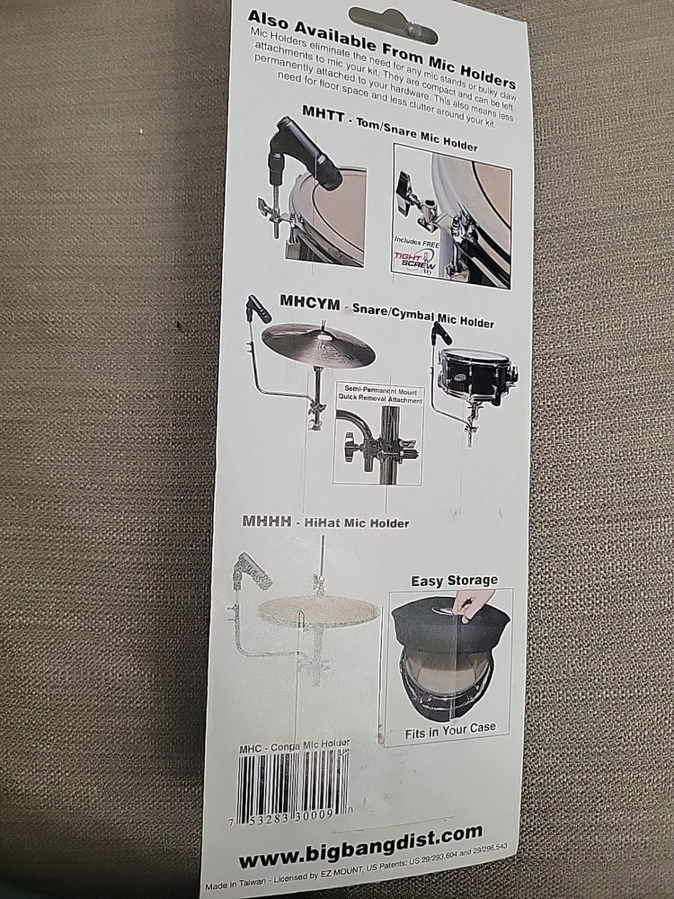 Conga/Bongo Mic Mount Mic Holders MHC Big Bang Dist