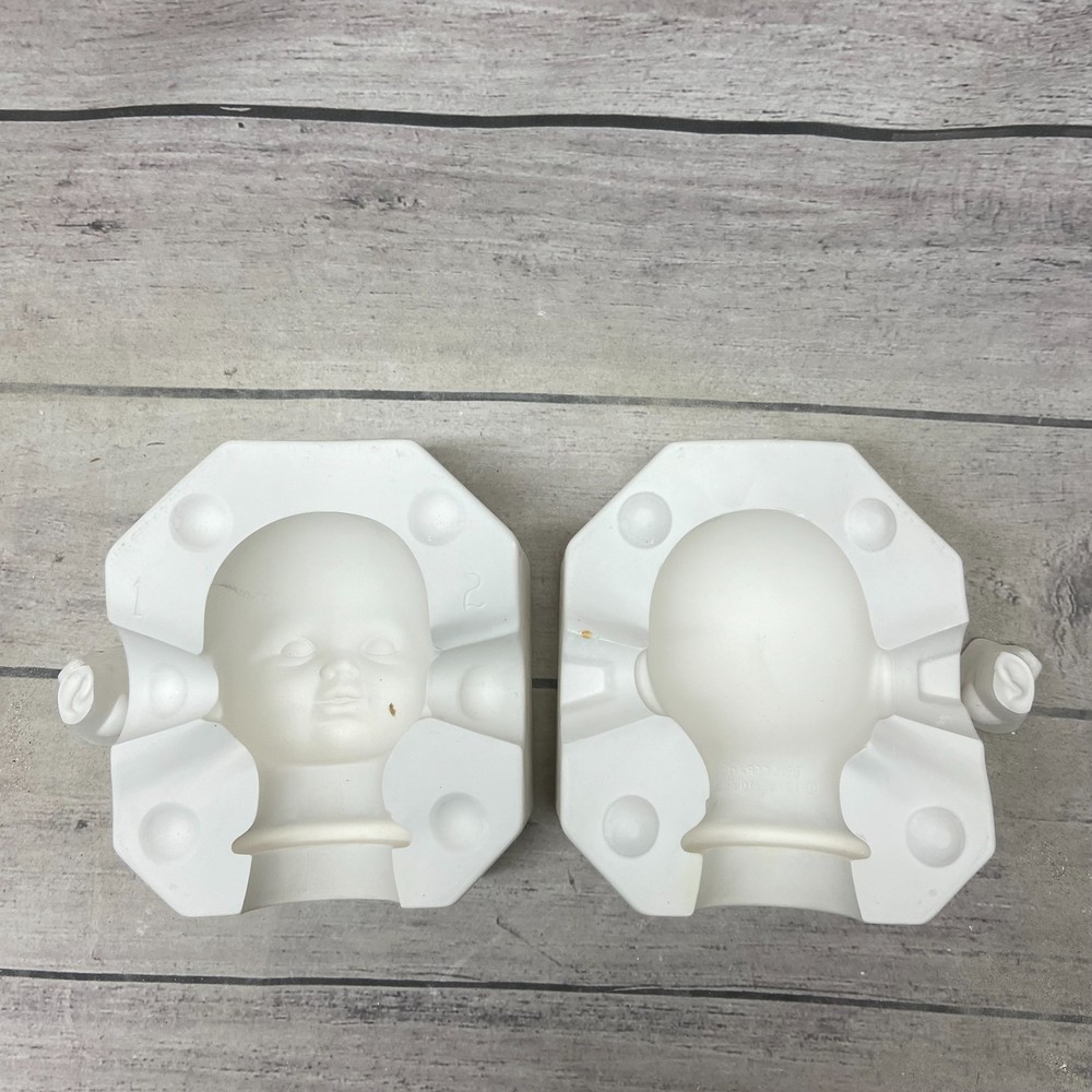 Bell Ceramic Casting Mold Open Mouth Doll Head #2624