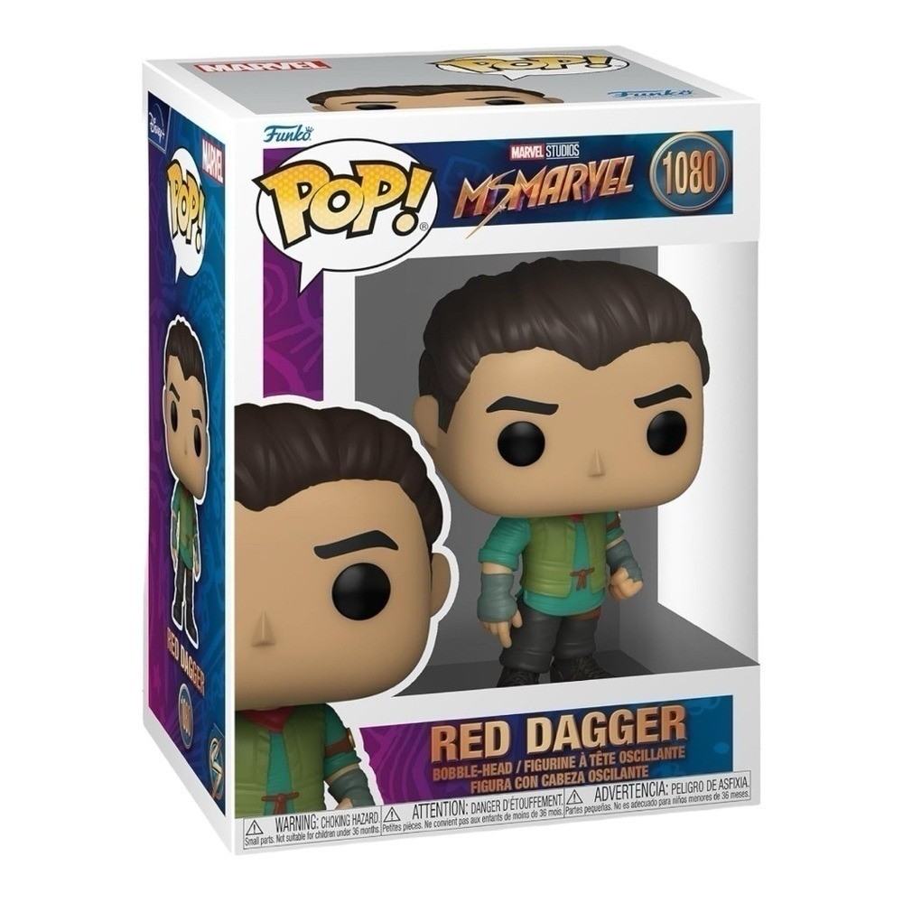 Funko Pop Ms Marvel Red Dagger Bobble Head 1080 NIB