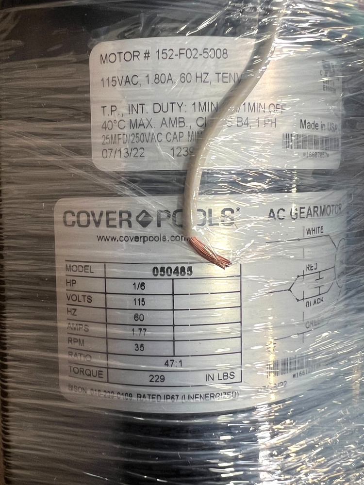 Bison AC Gear Motor - NEW