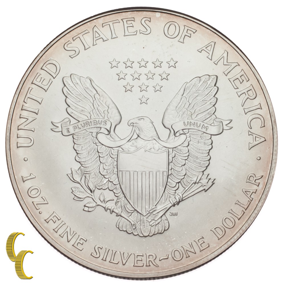 2000 Painted Walking Liberty Silver 1 oz American Eagle $1 w/ Box Uncirculated