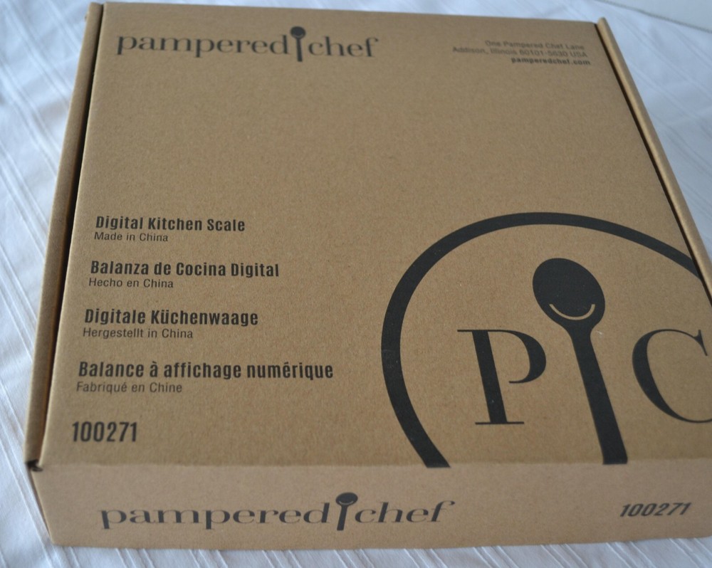 Pampered Chef ~NEW~ DIGITAL KITCHEN SCALE -Precise Measuring Makes Better Baking