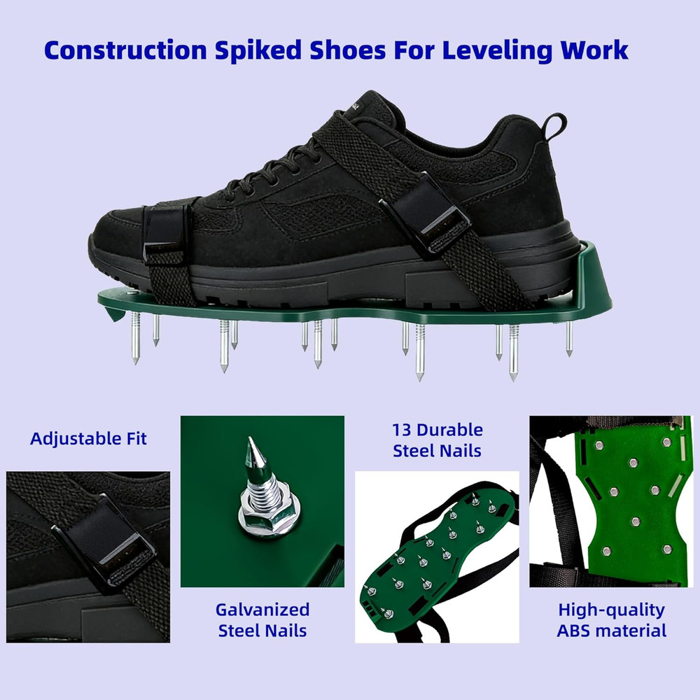 Spiked Roller for Self Leveling, Epoxy Roller Kit with Spiked Roller with Splash