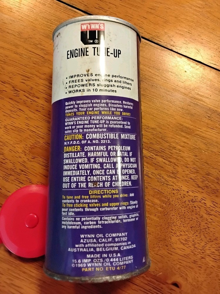 Vintage Engine Tune-up Oil Additive