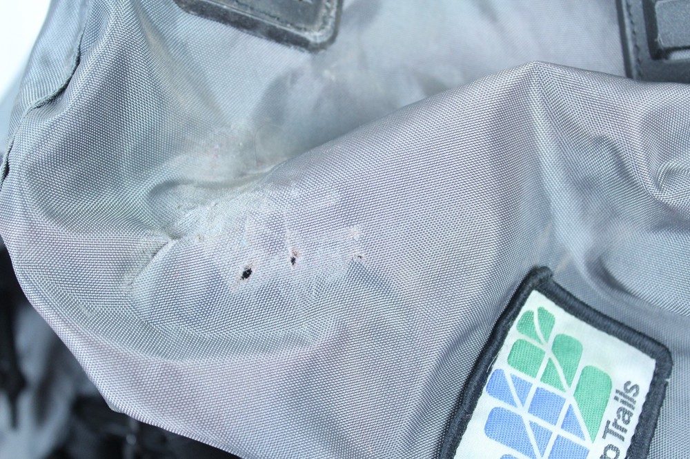 Camp Trails Gray/Black Internal Frame Backpack Padded Adjustable Nylon