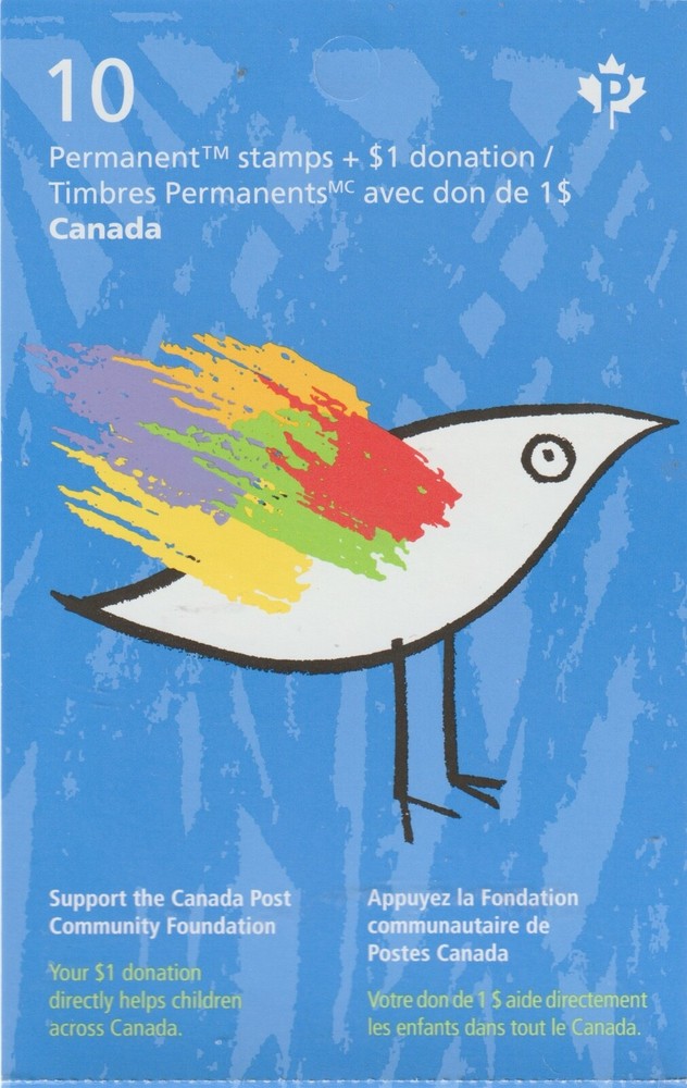 Canada 2016 BK654 #B23-24 Canada Post Community Foundation (Bird) - Unused