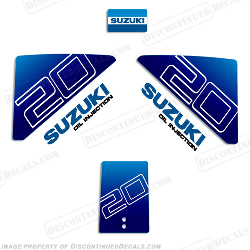 Fits Suzuki 20hp Decal Kit