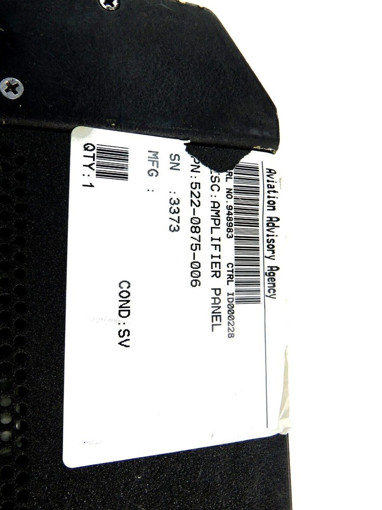 COLLINS 346D-1 Passenger Address Amplifier